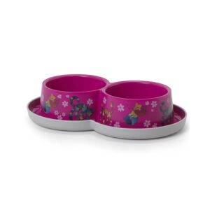 Moderna Trendy Dinner Double Cat Bowl 2x350 mL Friends Forever Hot Pink 5412087012268