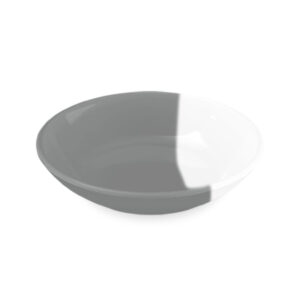 Tarhong Dual Color Pet Saucer Grey & White 5.2" /0.75 Cups 789313772070