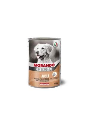 Morando Professional Cane Adult Pâté with Chicken and Liver 400g 8007520098861