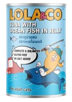 LOLA & CO Tuna with Ocean Fish in Jelly Can 400g